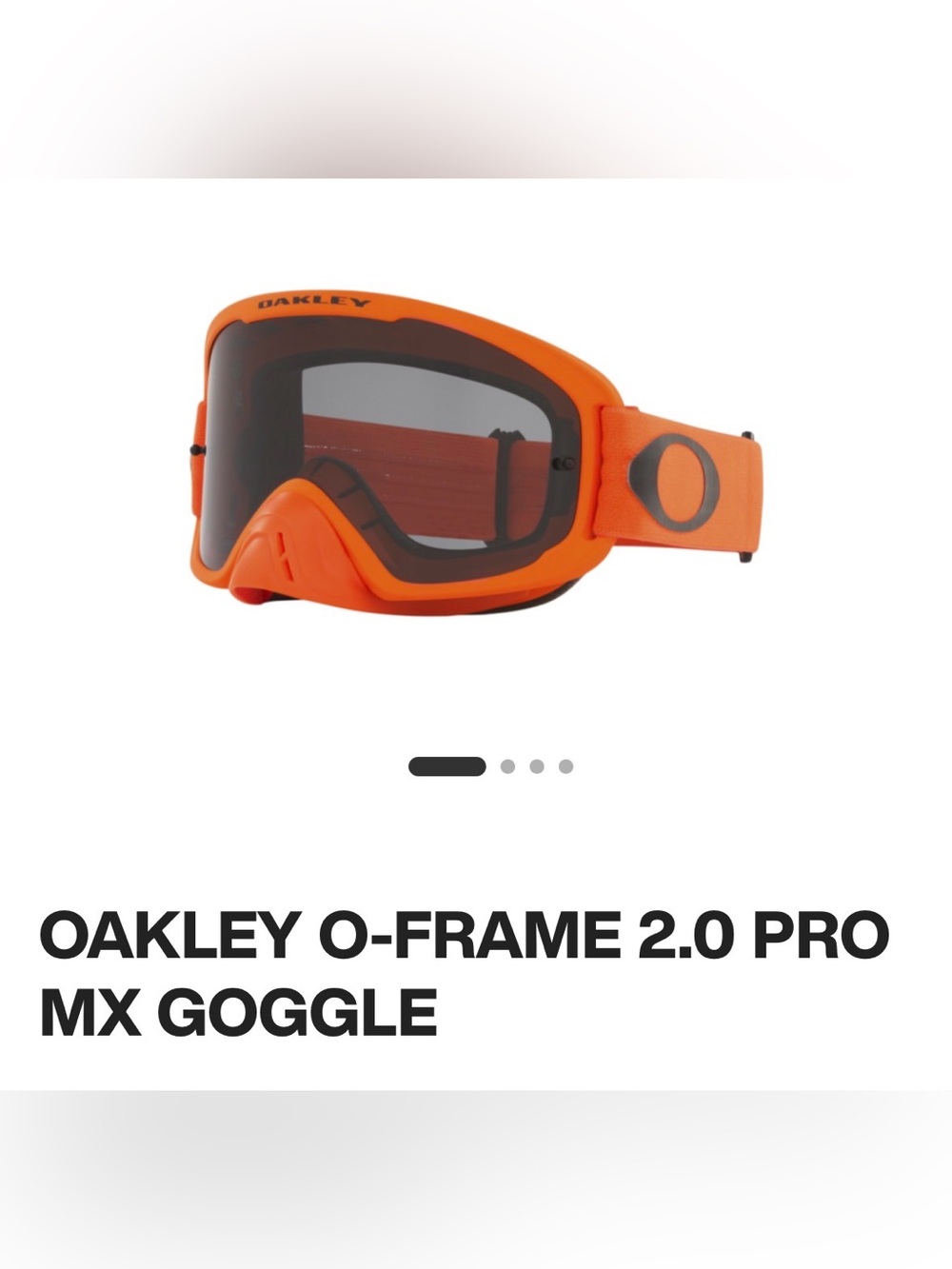 OAKLEY O-FRAME 2.0 PRO MX GOGGLE